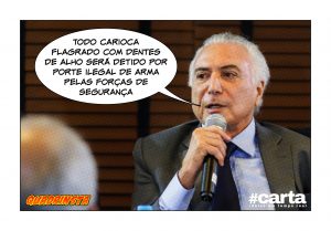 Criminosos no RJ se armam de estacas para encarar intervenção federal