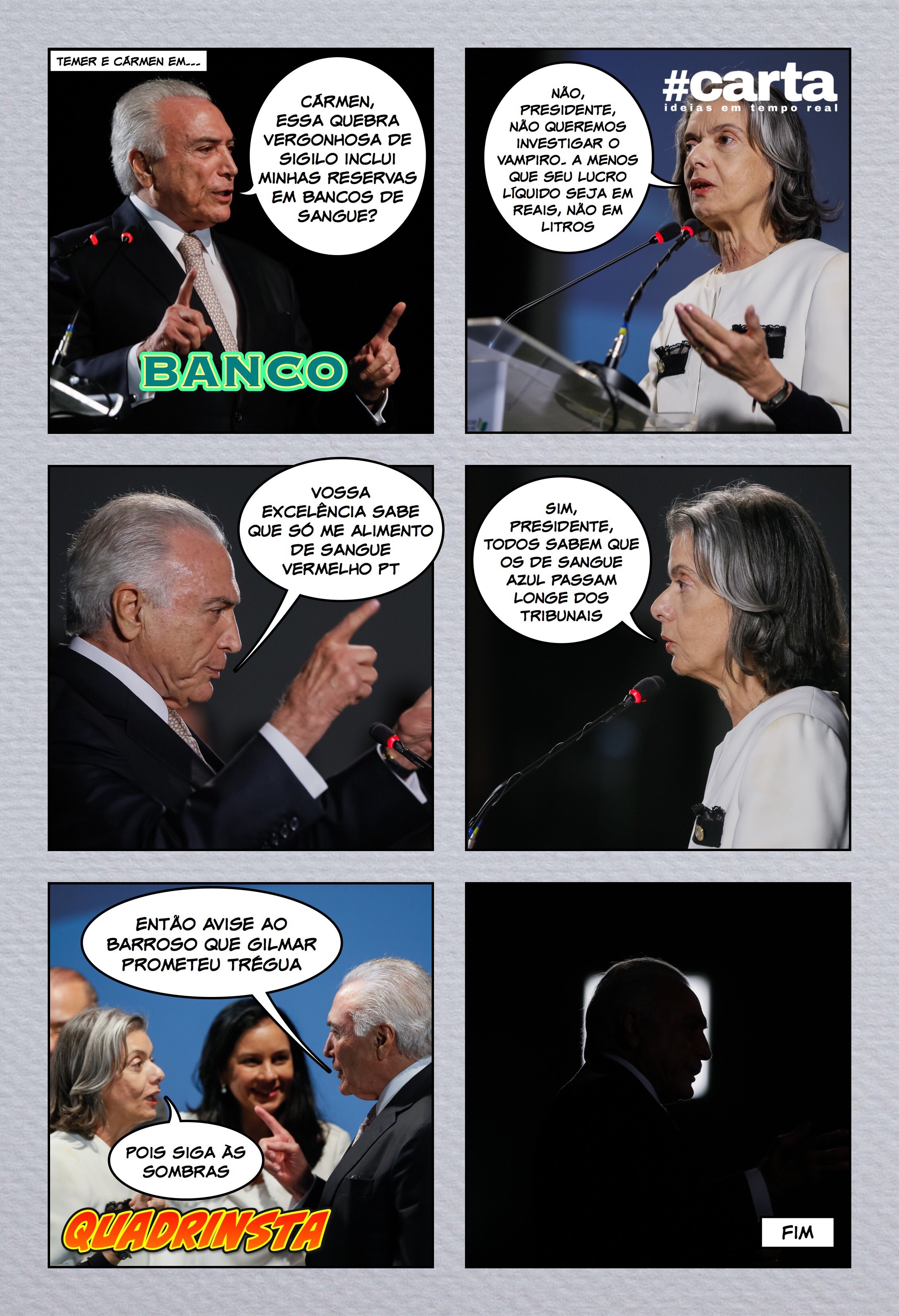 Semana em Quadrinsta – Banco