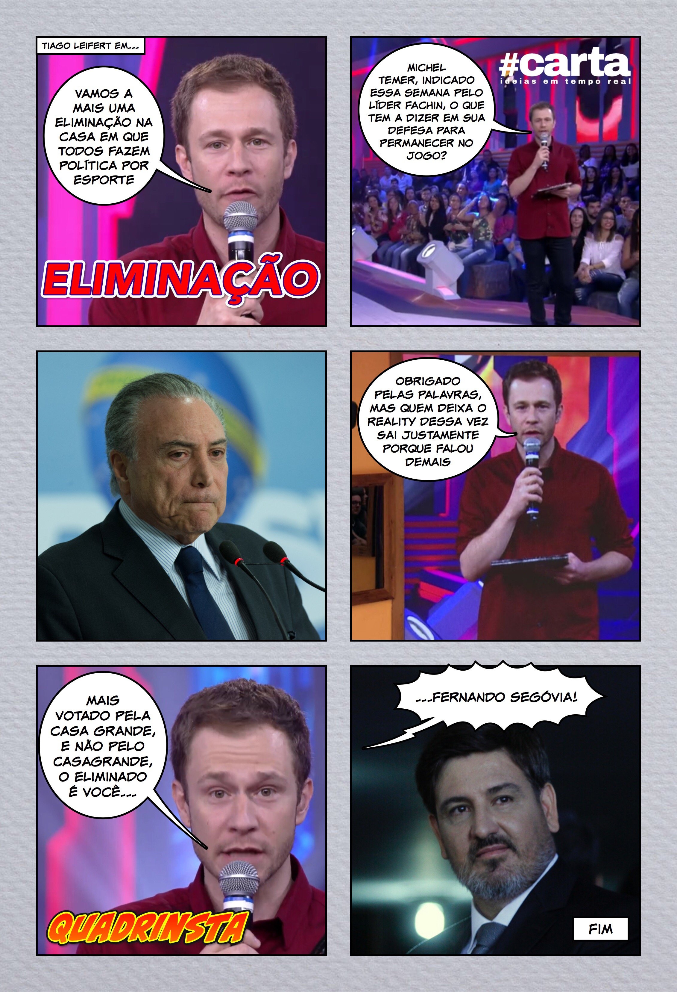 Semana em Quadrinsta – Eliminação