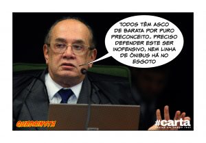 Barata se livra de guerra nuclear por decisão de Gilmar, diz cientista