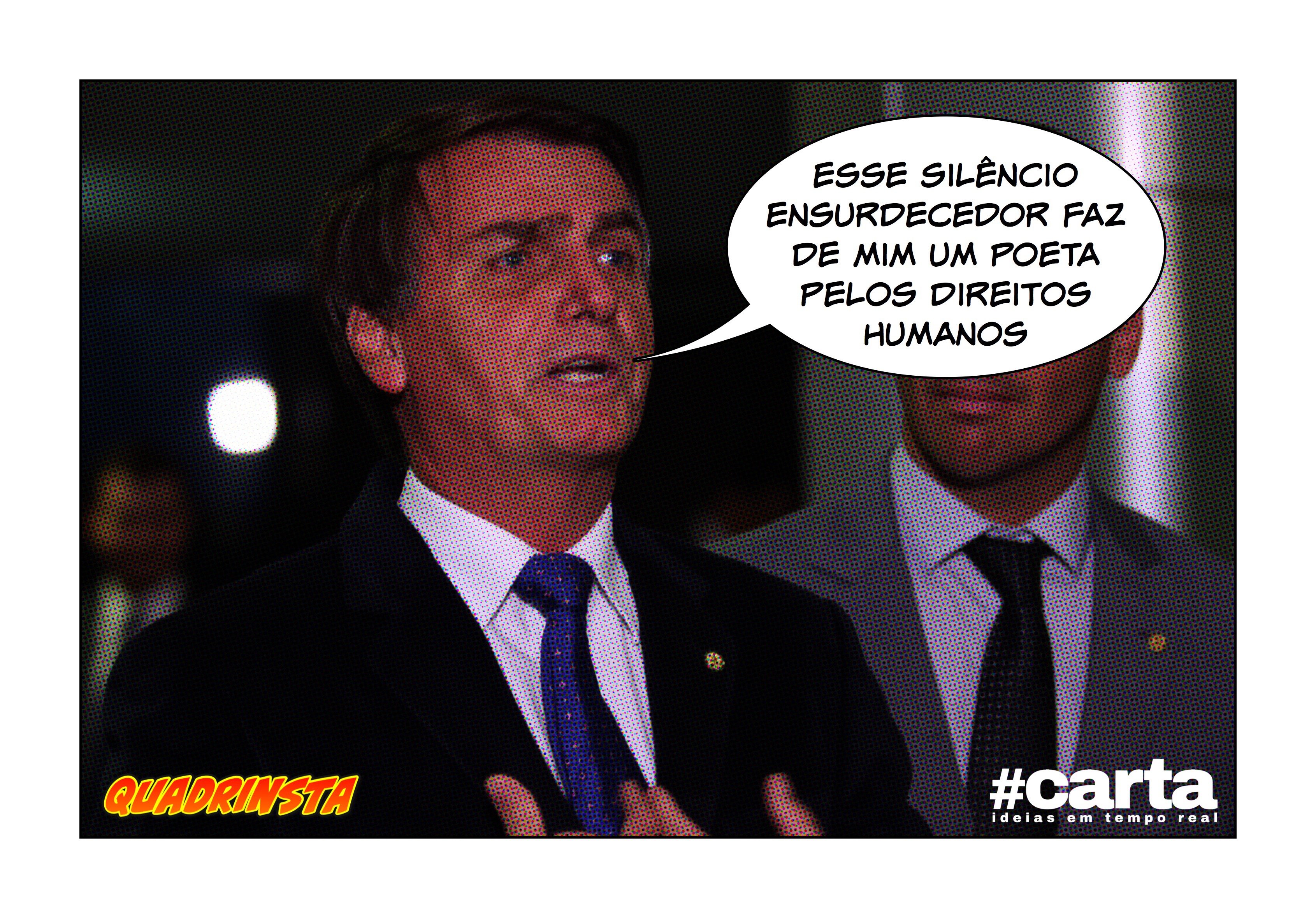 Silêncio de Bolsonaro por Marielle é eleito melhor opinião do político