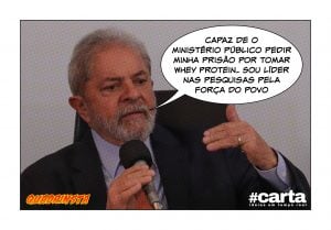 MP oferece nova denúncia contra Lula por doping com Whey Protein
