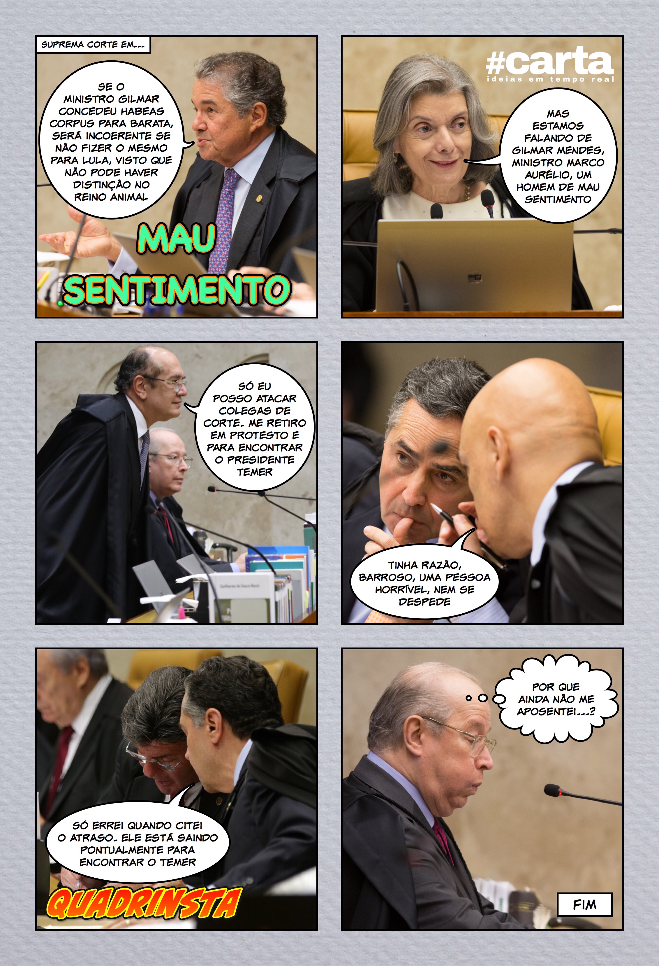 Semana em Quadrinsta – Mau sentimento