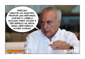 Temer sinaliza depressão por ter nome fora das manchetes há dias