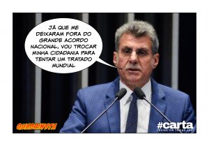 Jucá troca cidadania ao se descobrir fora do grande acordo nacional