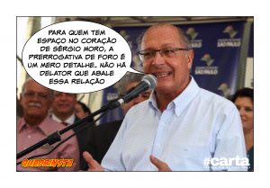 Foto oficial de Alckmin troca gabinete de Governo-SP por sala de Moro