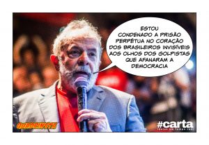 Cercado, Lula se entrega aos braços do povo