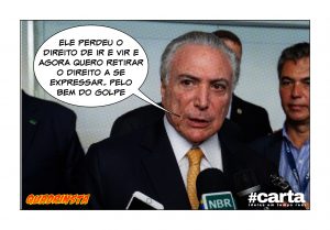 Temer quer deixar Lula com direito apenas a permanecer calado