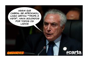 Temer dá golpe na História e celebra Exército no Dia do Índio