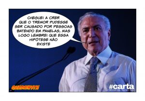 Terremoto que atinge Brasil tem epicentro na Constituição