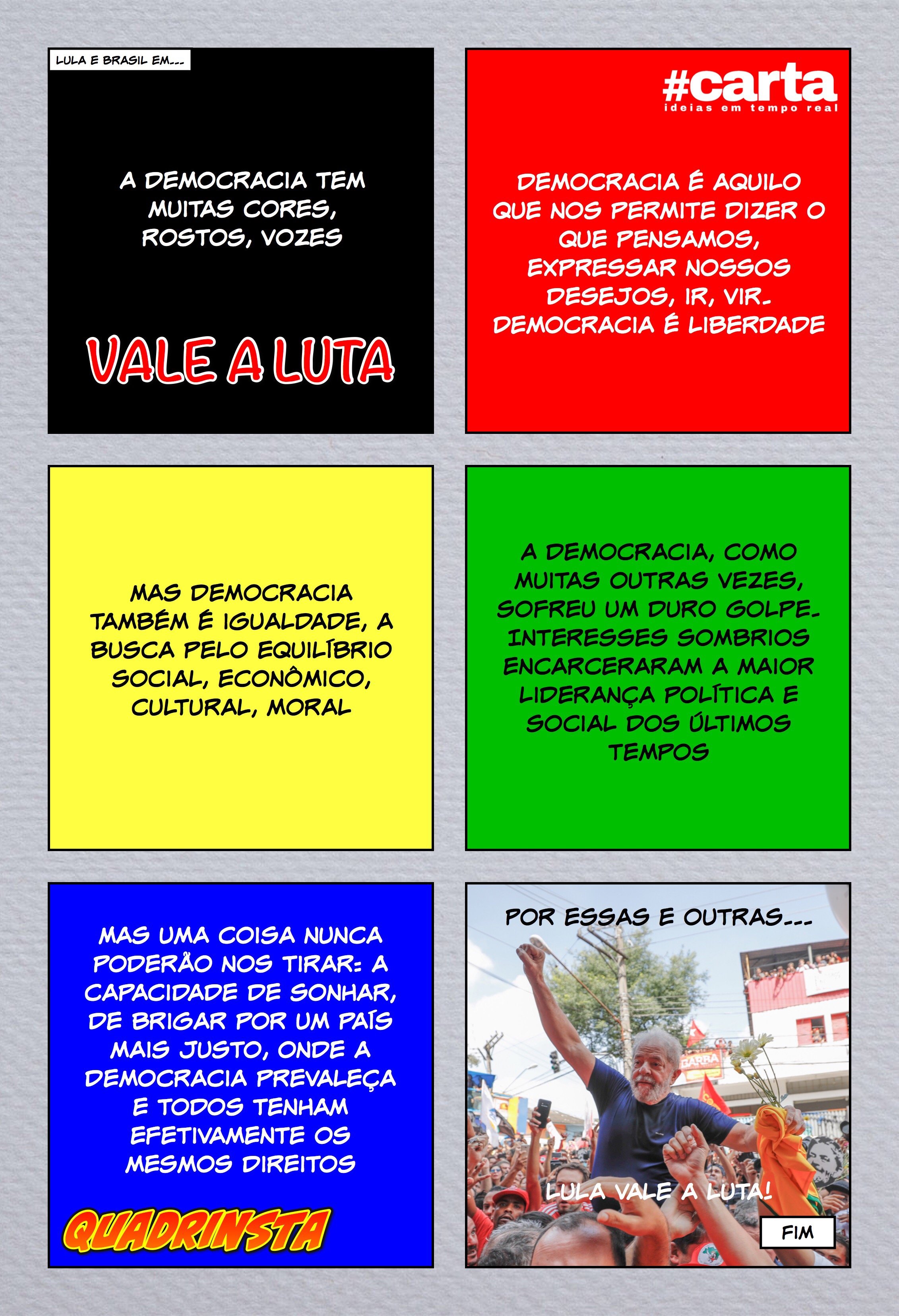 Semana em Quadrinsta – Vale a luta