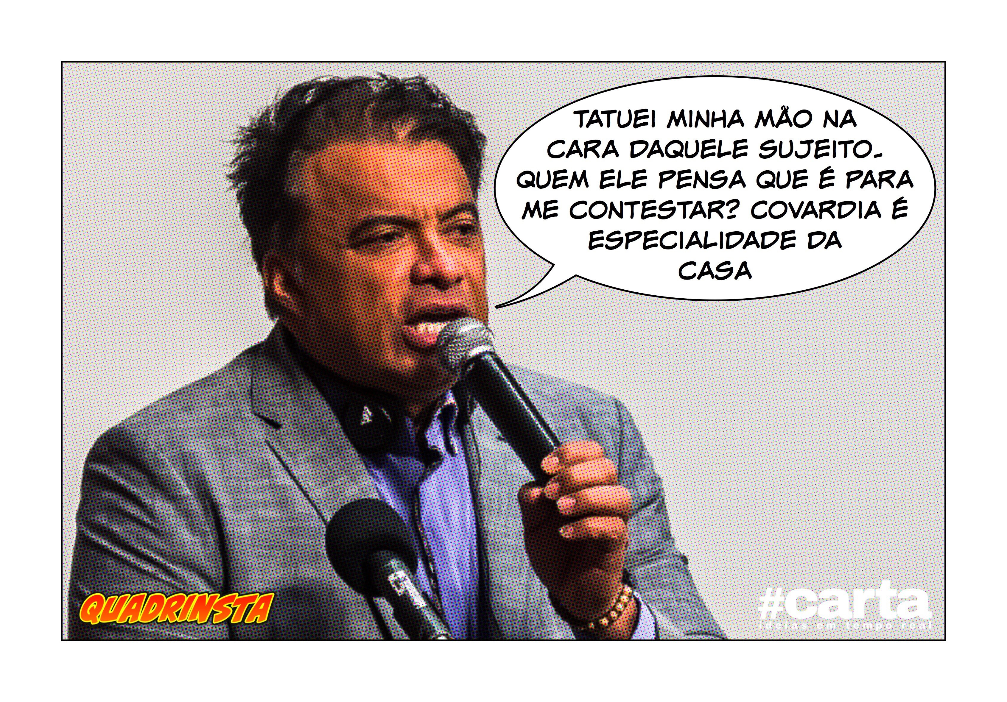 Detentos da Papuda decidem próxima tatuagem de deputado Wladimir Costa