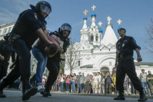 Rússia: opositor de Putin e mais de 1,5 mil manifestantes são detidos