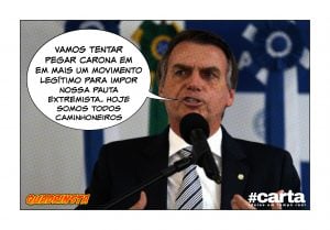 Fascistas embarcam na boleia de caminhoneiros para derrubar democracia