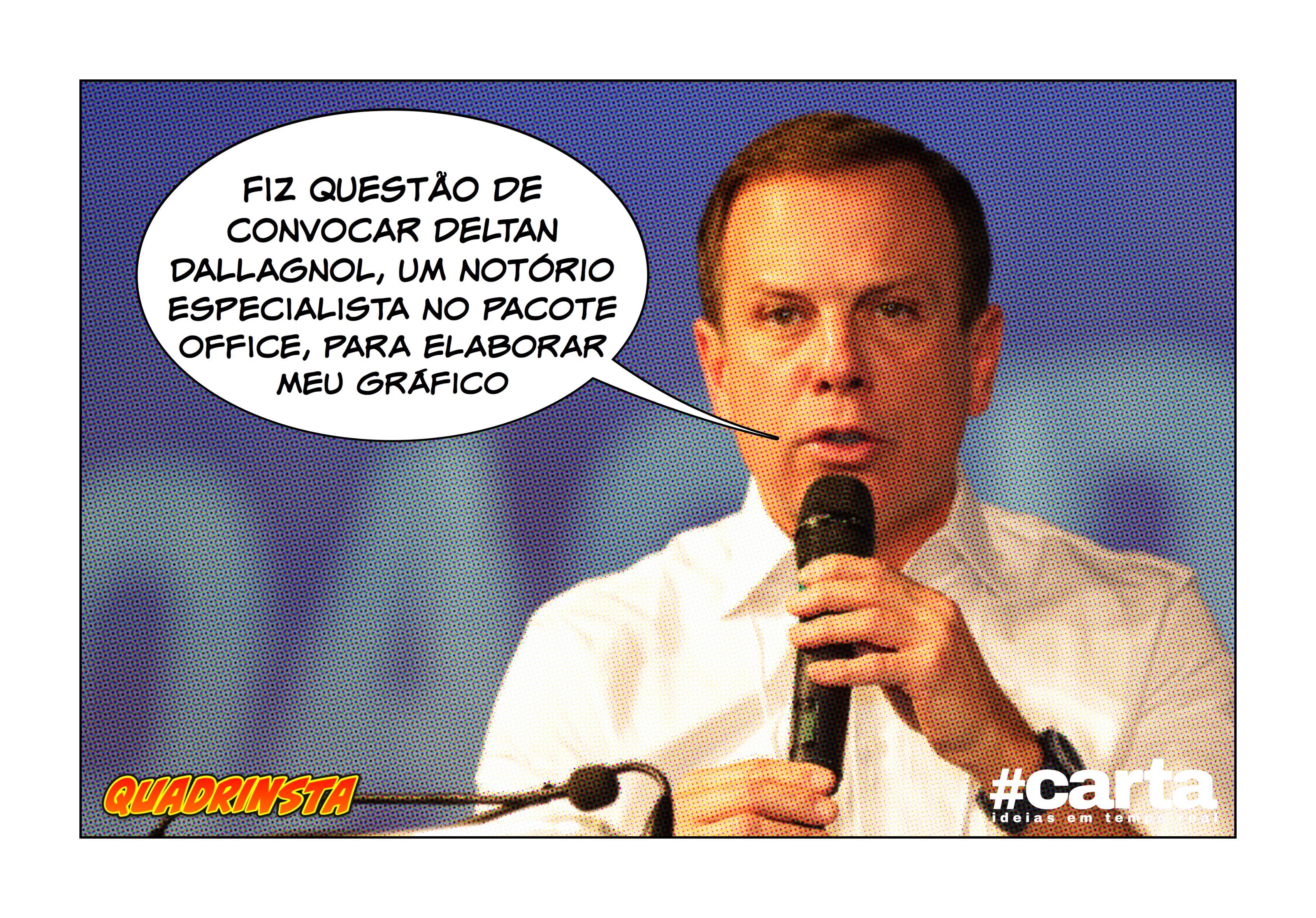 Gráfico de intenções de voto de Doria foi elaborado pelo MPF
