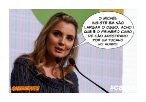 Cachorro de Marcela tenta suicídio por Temer recusar largar o osso