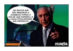 Temer é eleito conselheiro do ano após “tem que manter isso” resistir
