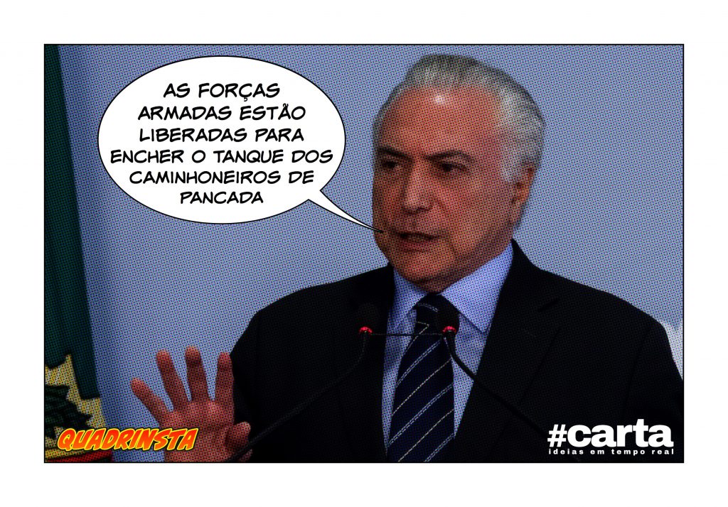 Temer abastece Exército de ódio e institui barbárie contra grevistas
