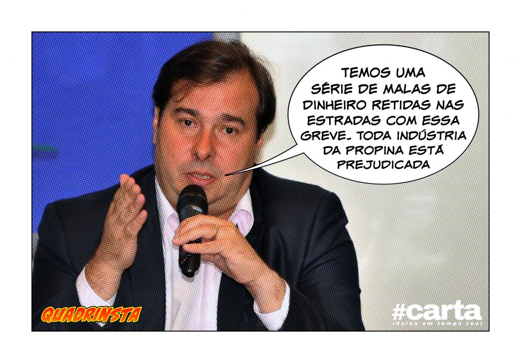 “Governo precisa de caminhões para entregar o Brasil”, diz Maia