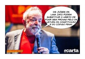 Lula se dispõe a ler Constituição e Código Penal a juízes da Lava Jato