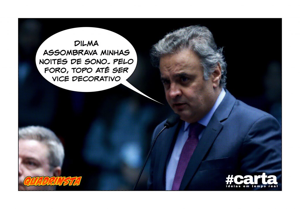 Aécio questiona STF se vaga de porteiro no Congresso oferece foro
