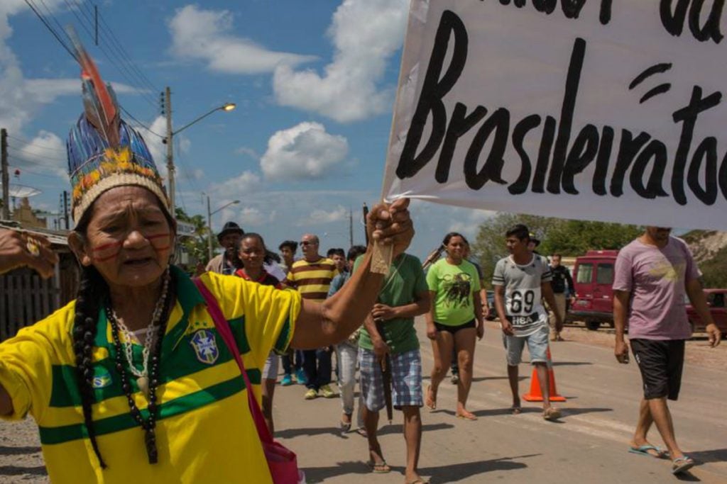 Brasileiros voltam a protestar contra venezuelanos em Pacaraima