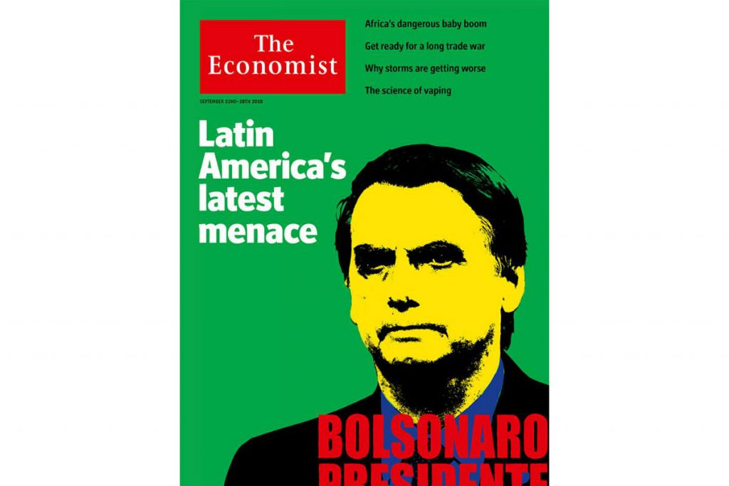 Para The Economist, Bolsonaro seria um presidente “desastroso”