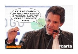 Desarmado, Haddad mira Bolsonaro e dispara