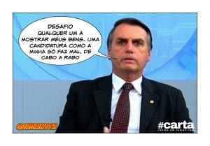 “Não declaro bens porque só faço mal”, argumenta Bolsonaro