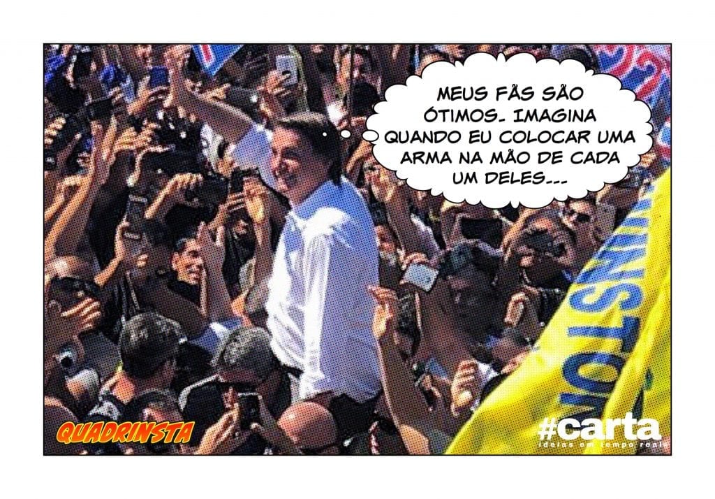 Ainda sem armas, apoiadores de Bolsonaro invadem grupo de mulheres
