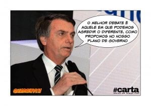 Bolsonaro pede debate no canal Combate com mediação de Minotauro