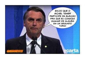 Bolsonaro já perde até para tomada de três pinos em segundo turno