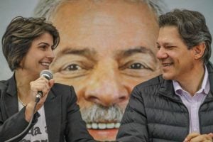 Manuela é praticamente ignorada em Twitter de Lula e Haddad