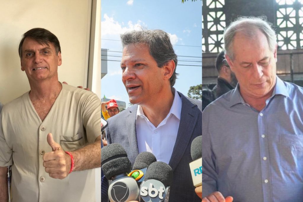 Ibope: Bolsonaro tem 28%; Haddad vai a 22% e Ciro mantém 11%