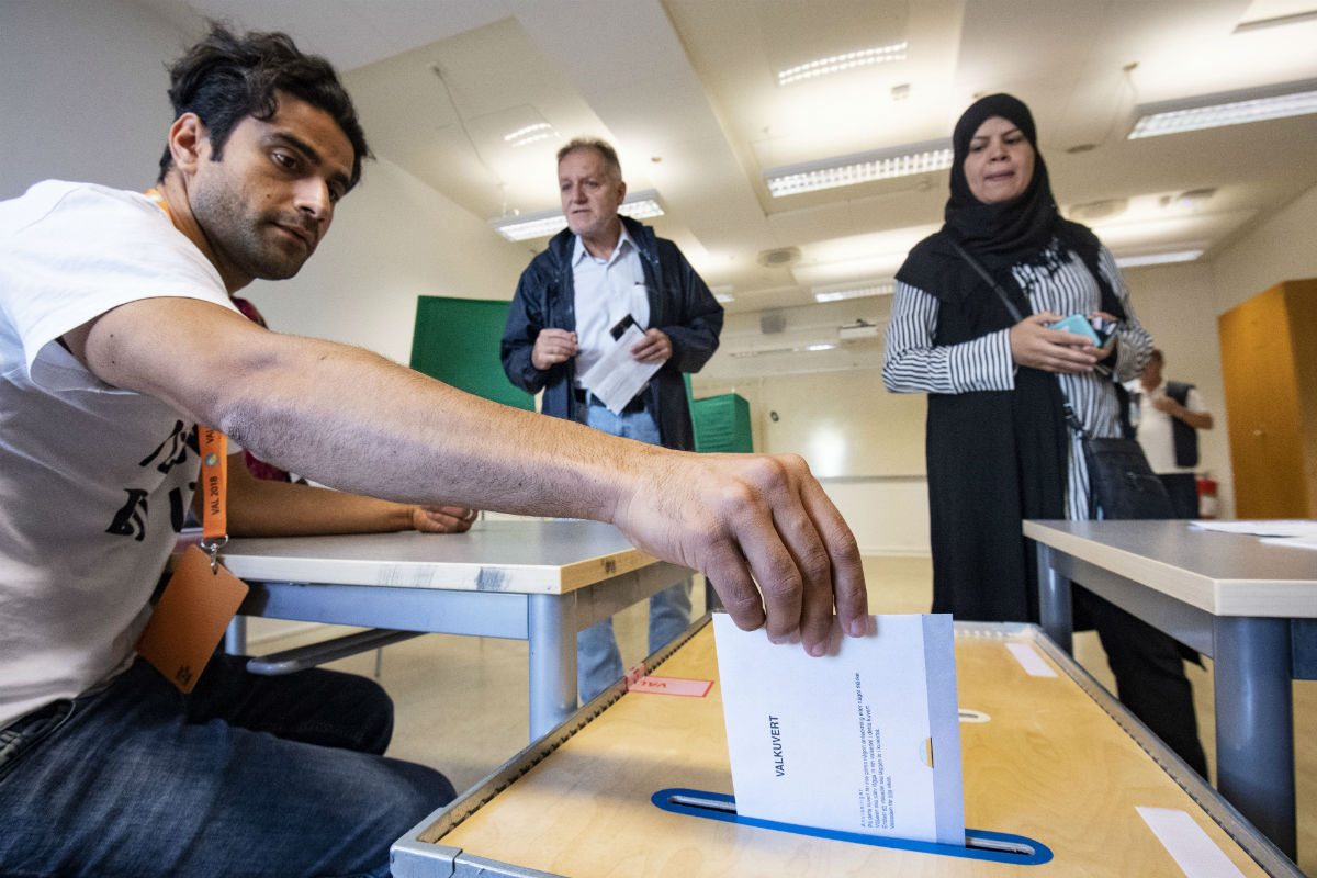 Eleitores suecos vão as urnas neste domingo 9 