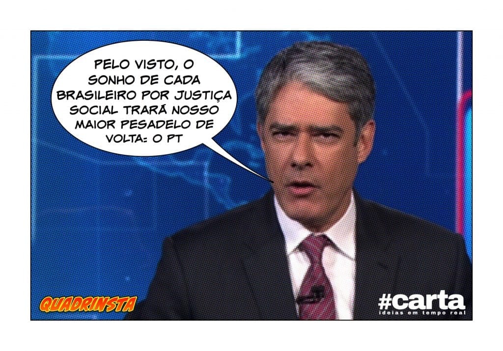 Em pesadelos, Globo lembra do PT uma vez a cada 13 segundos