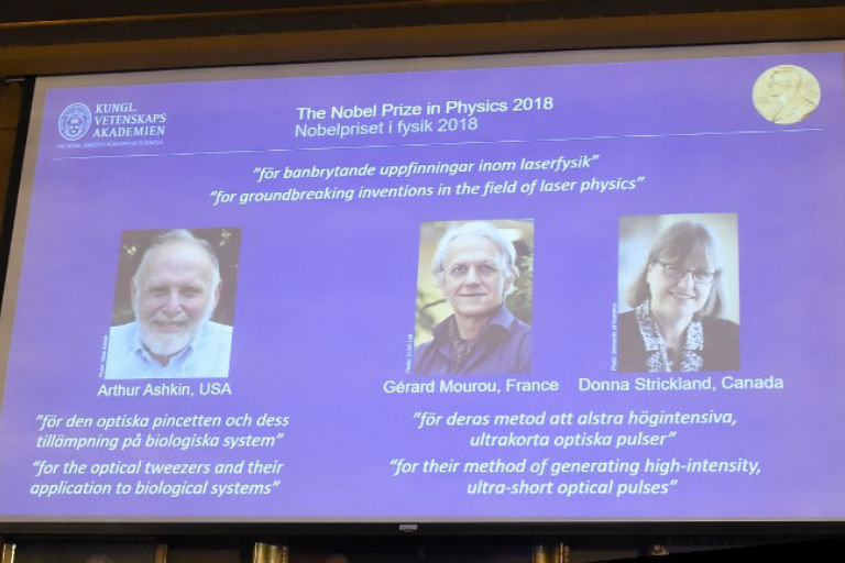 Trio conquista Nobel de Física por pesquisa com laser