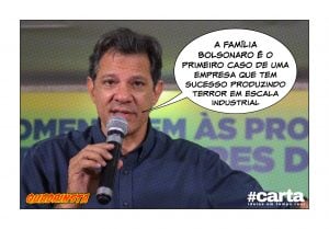 “Basta voto para fechar fábrica de sandices dos Bolsonaro”, diz Haddad