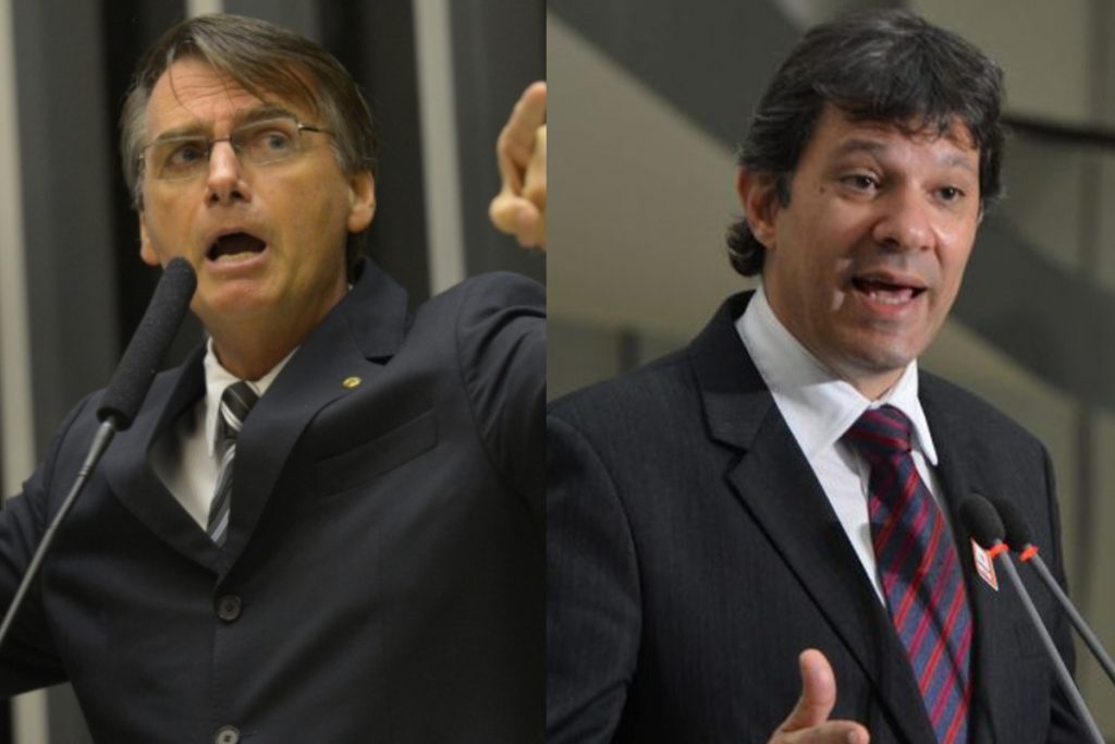 Ibope: Bolsonaro, 32%, Haddad, 23%