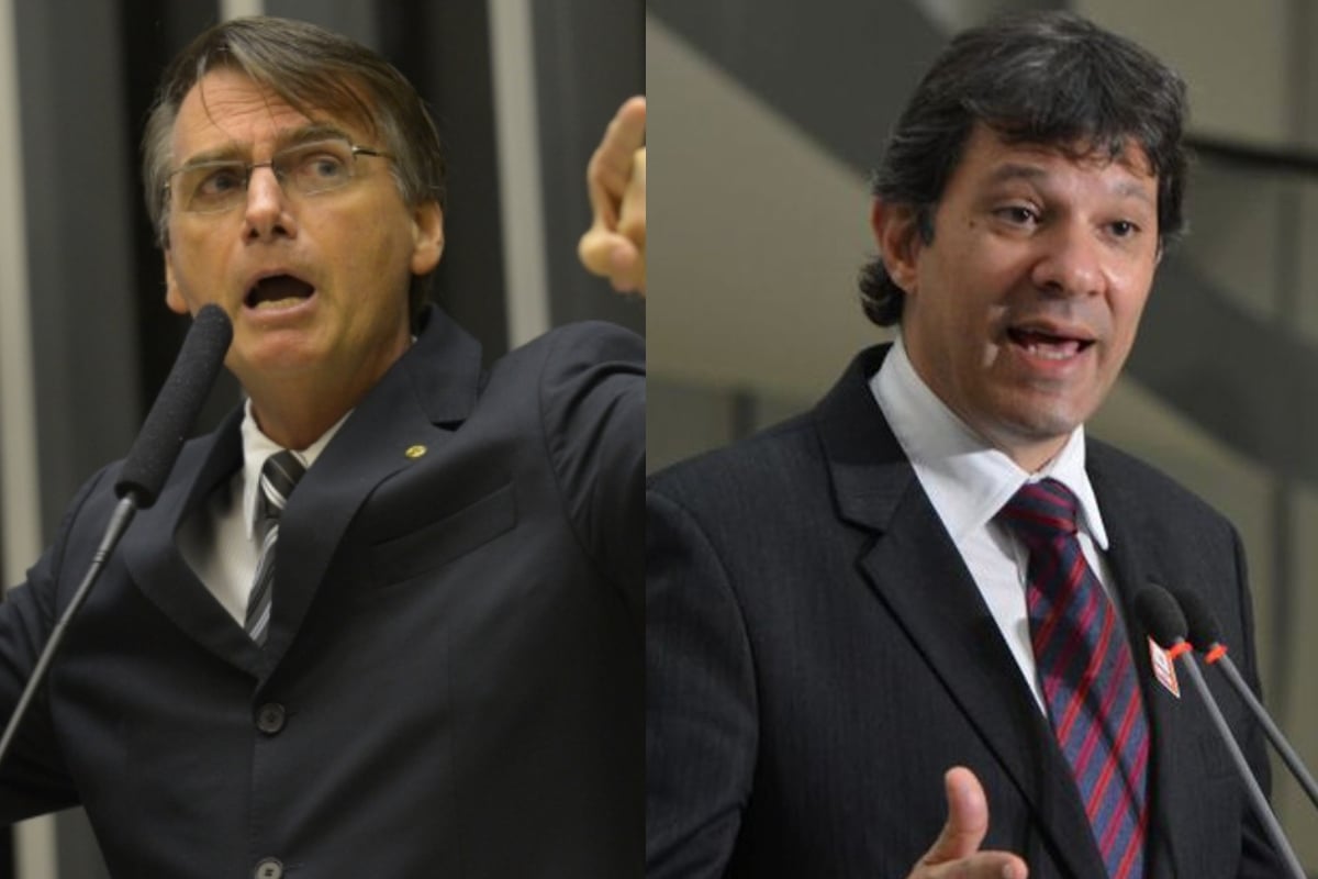 Ibope: Bolsonaro, 32%, Haddad, 23%