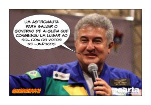 Missão de ministro astronauta é evitar que meteoro atinja Brasil