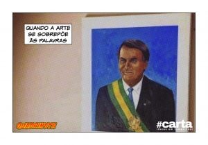Pintura da idade média representa avanços do Brasil de Bolsonaro