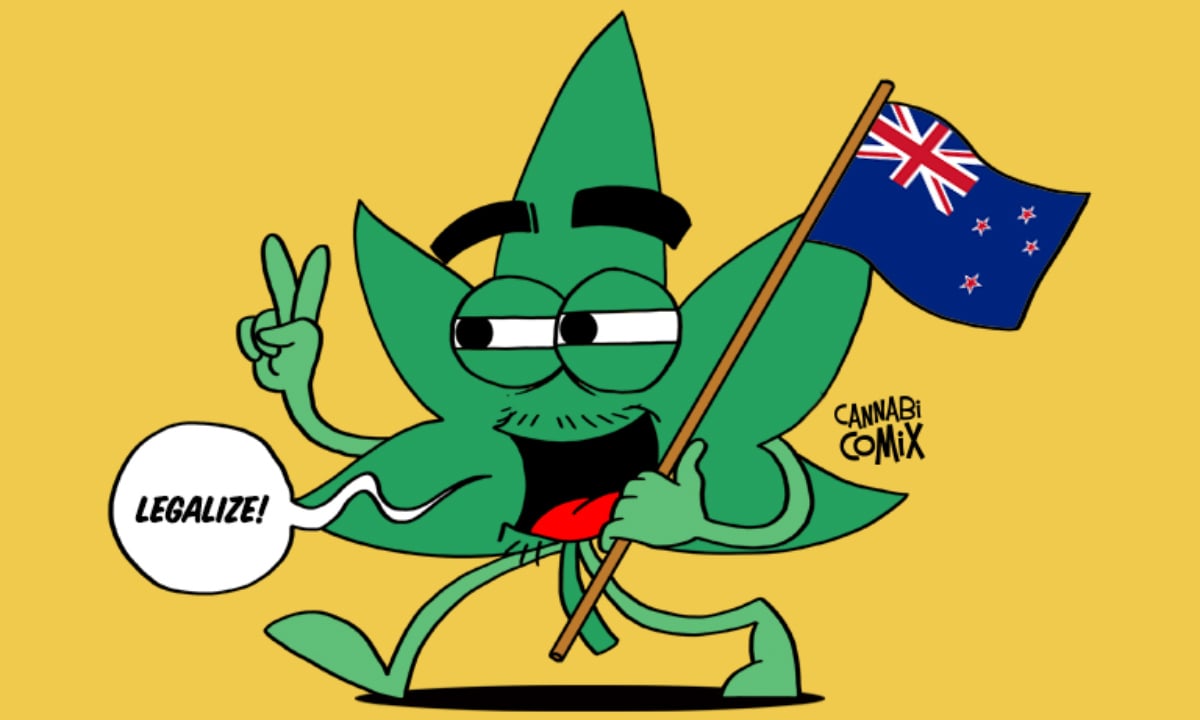 Nova Zelândia no mapa da legalização da maconha