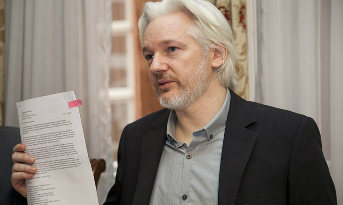 Julian Assange. Foto: Wikimedia 
