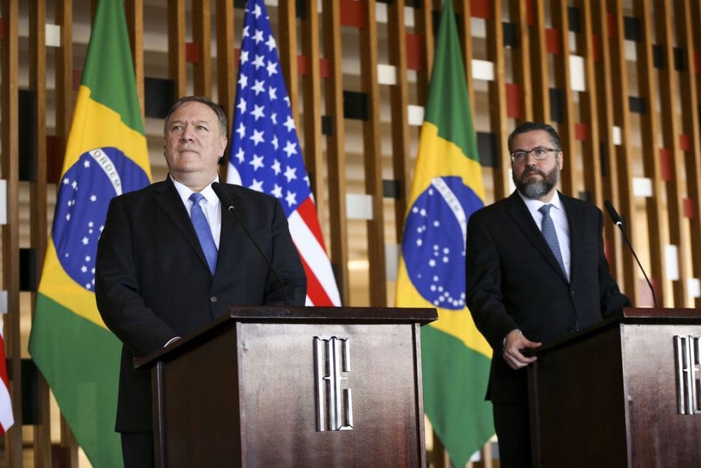 Chanceler do Brasil encontra secretário dos EUA e fala em