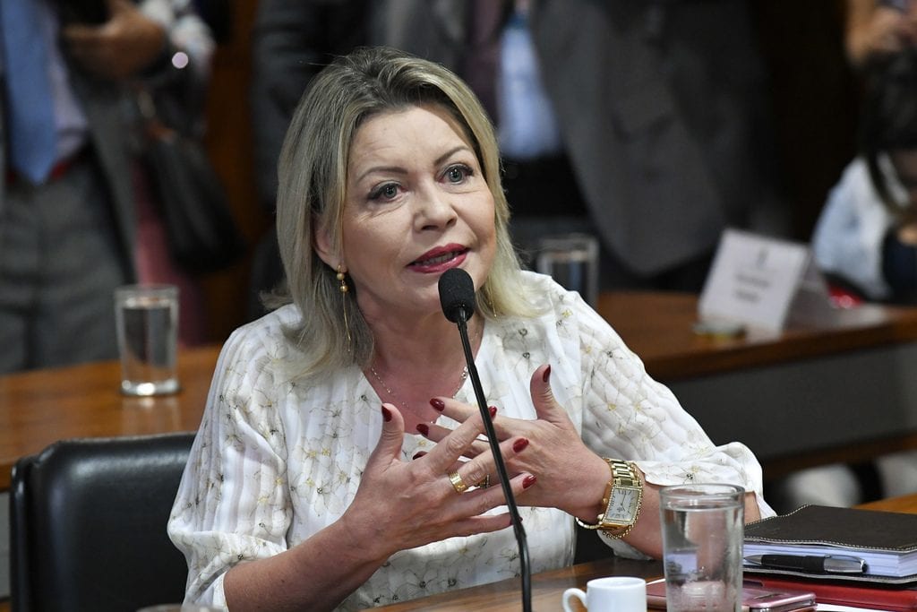 A senadora Selma Arruda (PSL-MG): risco de cassação (Geraldo Magela/Agência Senado) 