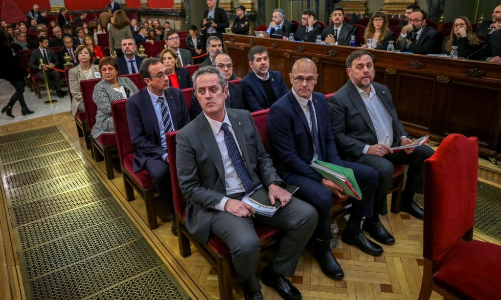 Espanha inicia “julgamento do século” de separatistas catalães