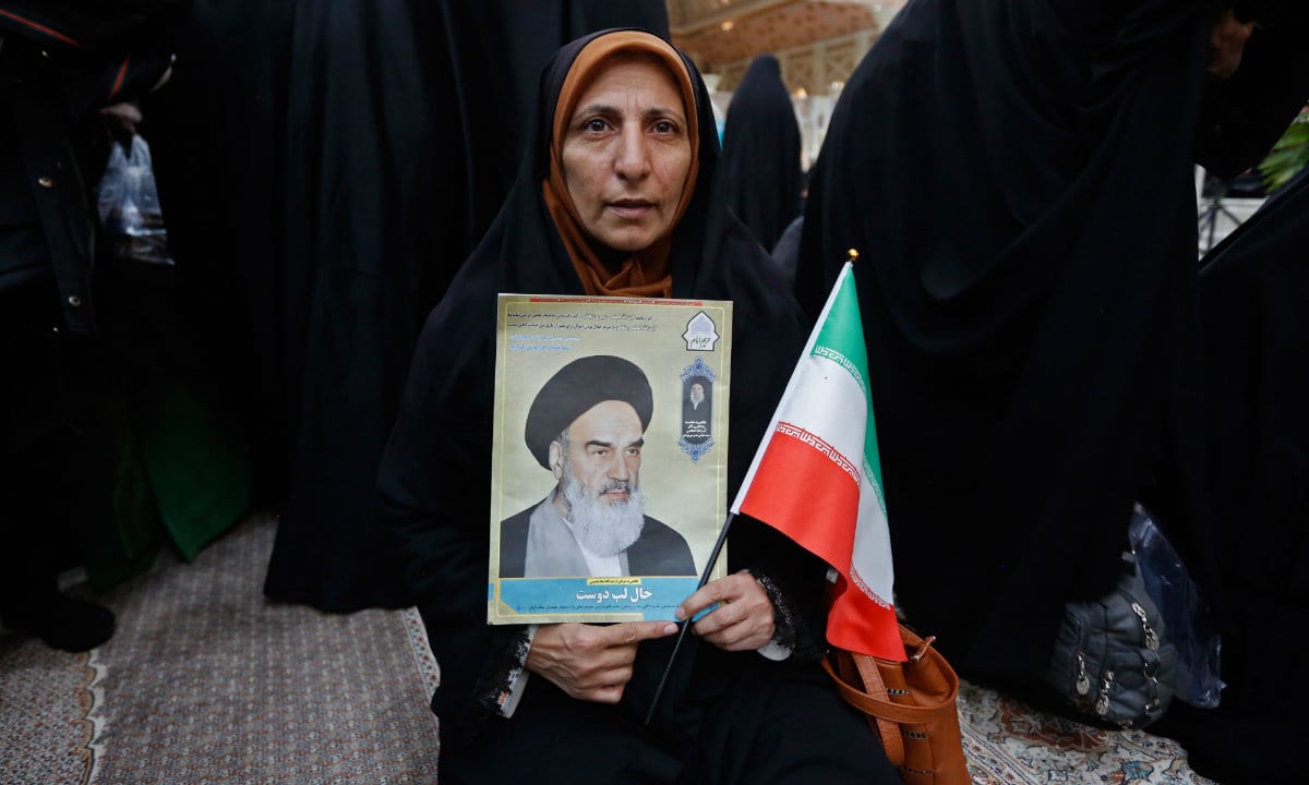 O Irã comemora a Revolução Islâmica (Foto: AFP) O Irã comemora os 40 anos da Revolução Islâmica (Foto: AFP)