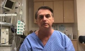 Do hospital, Bolsonaro diz que há chances de passar por nova cirurgia
