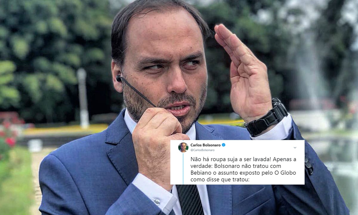 Filho de Bolsonaro lava roupa suja em público e acusa aliado do pai